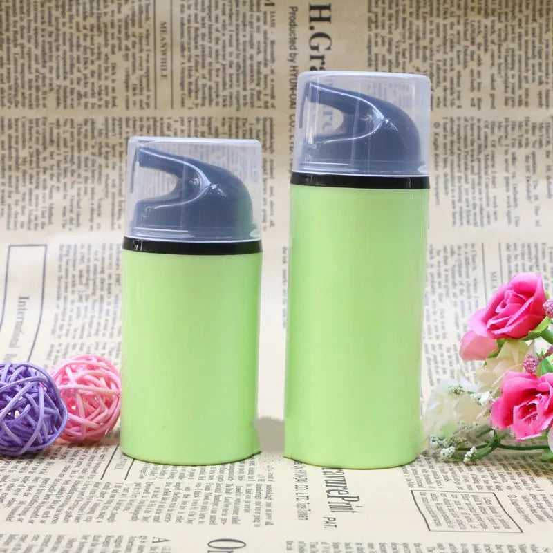 Luxury Eco Friendly Cosmetic Pink Purple Green Lotion Pump Bottle 50ml 80ml Plastic PP Pump Lotion Bottle