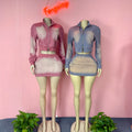2026 New Arrivals  Autumn Casual Stretchy  Women's Sports Sets Zip up Hoodie With Skirt 2 Pieces Suit