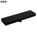 Bathroom 30x8 CM Shower Drain 304 Stainless Steel Matte Black Grate Linear Cover Floor Drain High Flow Rate Shower Floor Drain