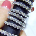 Fine+jewelry Dainty Gold Jewelry White 18k Gold Natural Diamond Rings for Women