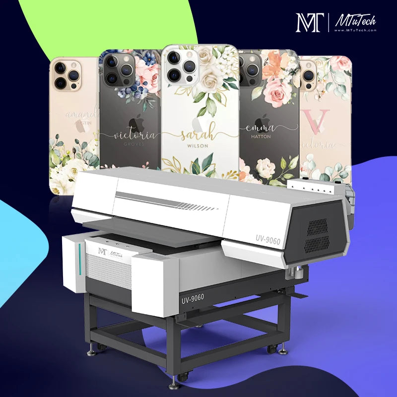 Exported to 100+ Countries MTuTech Small Format UV Printer with Rotary System MT-UV 9060