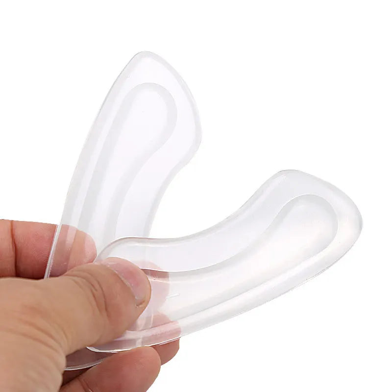 Ladies Shoes Foot Heel protection Shock Resistant Soft Gel Silicone Rubber clear Soft High Heels Liner Grips for Women Shoes