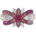 HX-122 New Czech Drill Spring Clip Austrian Drill Hair Accessories Simple Korean Top Clip Hairpin Crystal