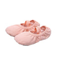 Classic Tan Ballerina Flats Pink Ballet Shoes with Soft Stretch Fabric for Women and Girls' Dance and Performance for Kids