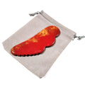 HY Hot style scraping board customized wing jagged Mookaite jasper guasha massage tool