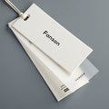 Hot Clothing Garment Using Center Folded Cotton Fabric Printed Clothing logo Tags