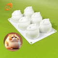 AK Customized Cat 3D Silicone Cake Molds for Candle Soap Chocolate Silicone Mold Pastry Baking Tray Sugar Craft Mould Cake Decor