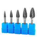 F Type Carbide Burr Set Tungsten Cemented Rotary Files Tool Parts