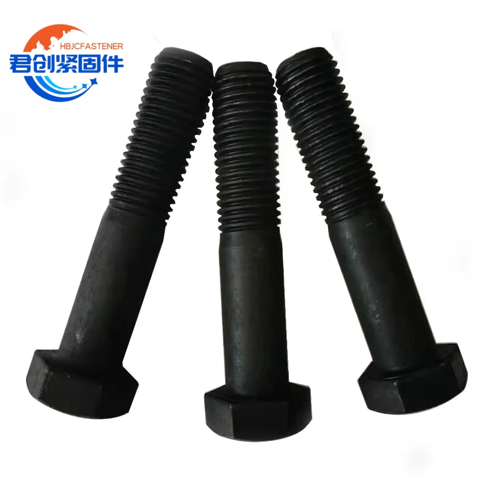 10.9 Grade 12.9 Hexagon Socket Bolt Cap Steel Bolt Hex Allen Key Bolt DIN931 DIN 933 with Black Galvanized Finish High Strength