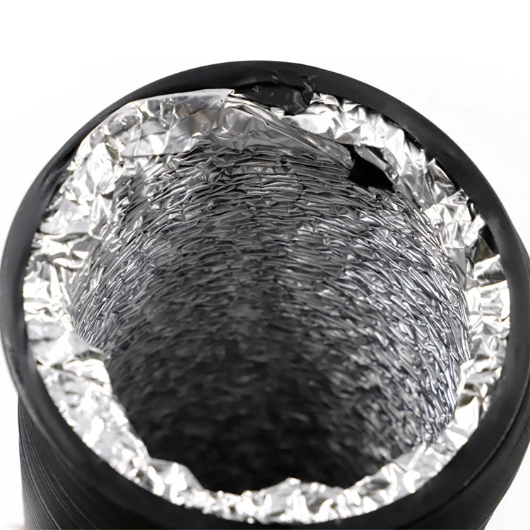 Endina Modern Villa Duct Hose Ventilator Flexible Braided Flange Joint PVC Composite Pipe Aluminum Foil + PTE Material