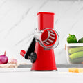 Multi Rotary Veggie Grater Fruit Chopper Adjustable Mandolin Shredders Fruit Potato Cutter Slicer Grater