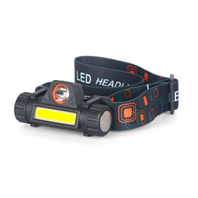 Hot Sale Small Lightweight Cob Magnetic High Power Head Lamp Headlight Torch 18650 Usb Rechargeable Led Headlamp for Running