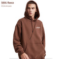 500 GSM Heavyweight Hoodie Clothing Manufacturers Custom Hoodies Unisex Coffee