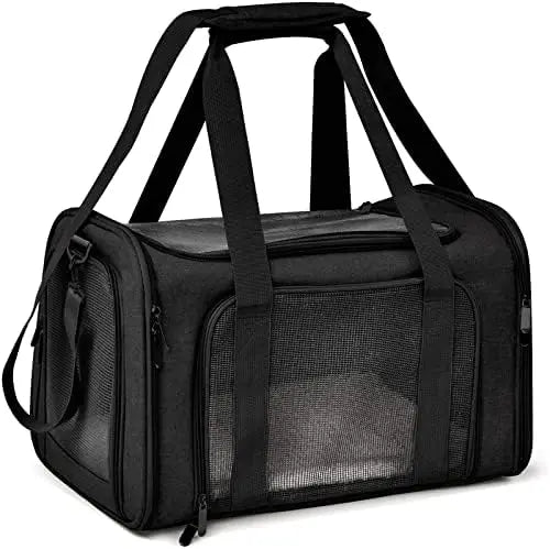 Europe America Hot Sale Airline Approved Small Dog Carrier Bag Soft Sided Collapsible Portable Oxford Travel Carrier Zipper