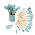 Manufacturer Custom Supplier Sale 12 Pieces Colorful Silicone Kitchen Accessories Tools Set Cooking Tool Sets Kitchen Utensils