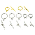 DIY Handmade OT Button Stainless Steel Hand String Accessories Bracelet Necklace Connecting Jewelry Tail Claps