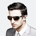 UV400 Rimless Blue Tooth Sunglasses with Metal Frame for Bluetooth Wireless Cycling Gear for Men and Women