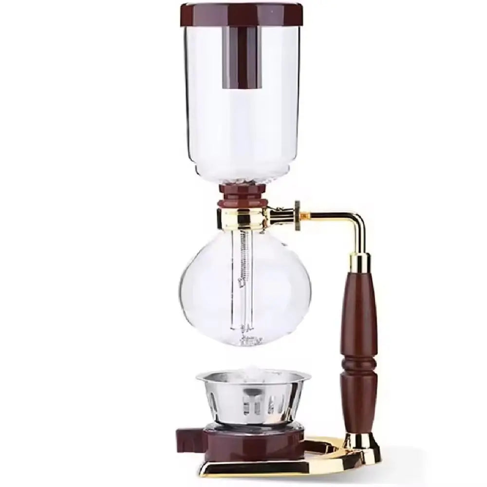 Heat-resisting Tabletop Syphon Glass Siphon Coffee Maker Machine for Christmas Birthday Thanks Giving Day Gift for Parents Frien