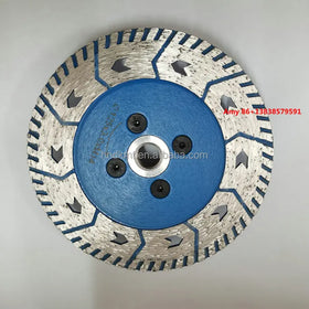 Hot Sell 5 Inch125MM Turbo Diamond Saw Blades With Flange for Cutting Granite