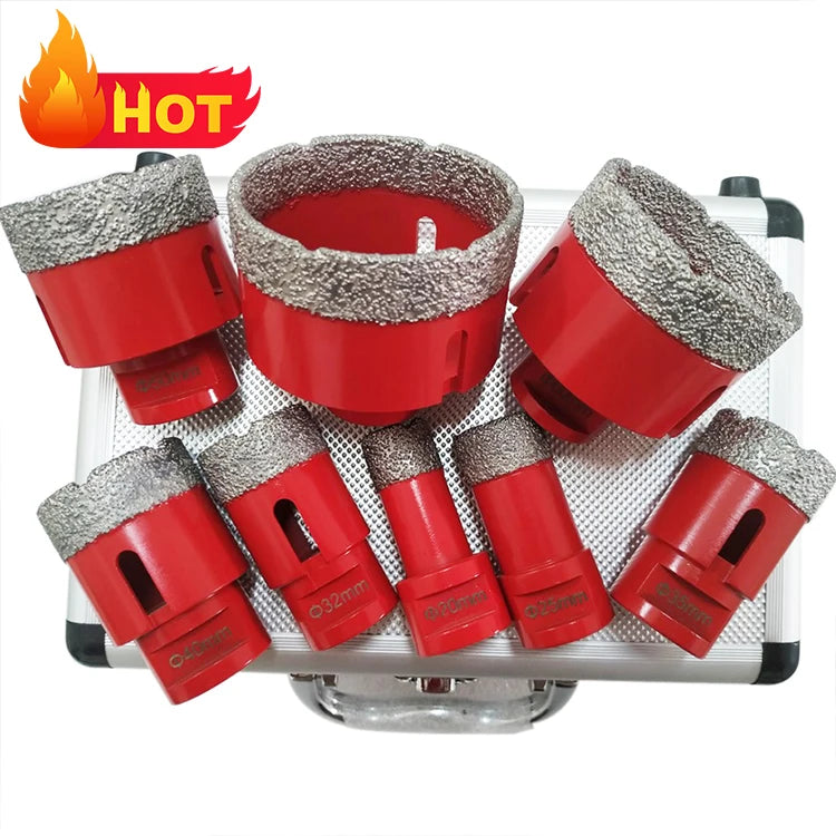 Vacuum Brazed M14 Diamond Tools Cutting Bit Tile Hole Saw Diamond Core Drill Bit Set