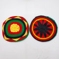 Sewingman B0542Z Jamaican Colorful Jacquard Custom Beret Hats for Women