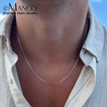 EManco Fashion Fine Jewelry Men's Wire Chain Necklace Original Niche Design Hip Hop Style Hipster Streetwear Collarbone Chain