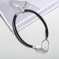 TongLing Necklace Alloy Strand String Dainty Custom Vintage Oval-shaped Choker Necklace Jewelry for Women