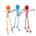 Dog Ball with Rope Bite-resistant Cotton Rope Knot Toys for Small Medium Large Dogs Interactive Chewing Dog Toys Ball