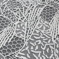 White Polyester Materials African Wedding Party Fashion Dress Lace Fabric