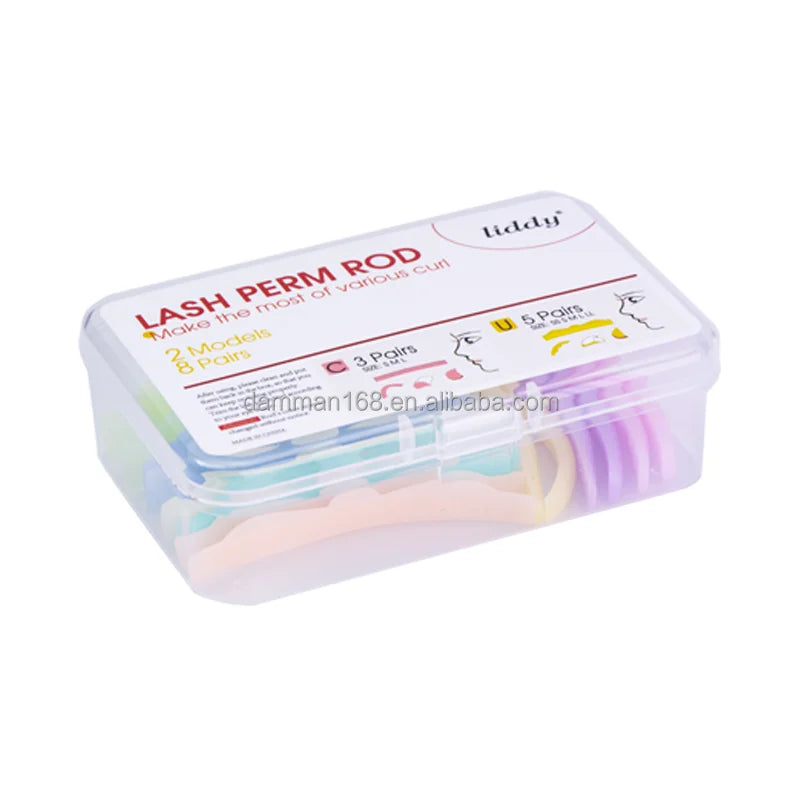 8 Pairs Eyelash Perm Rod Wholesale Silicone Eyelash Perming Pad  Eyelash Curler Accessories Lashes Lift Shield Tool Curler Rods