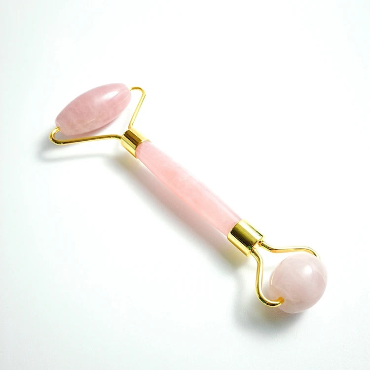 2026 Rose Quartz Jade Roller for Face Massage Tool Eye Roller Quarts Roller Anti-aging Eye