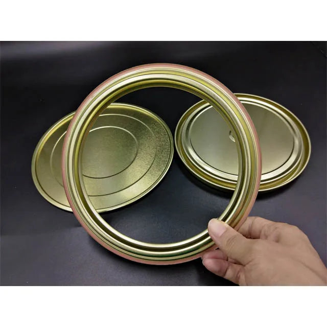 Smart Lids Metal Paint Tin Can Lid Ring Bottom Sealing Compound with Lining for Effective Seal
