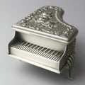 Wholesale Emboss Alloy Metal Music Box Wind up and Golden Movement Music Box for Christmas/Birthday/Factory Direct Sales