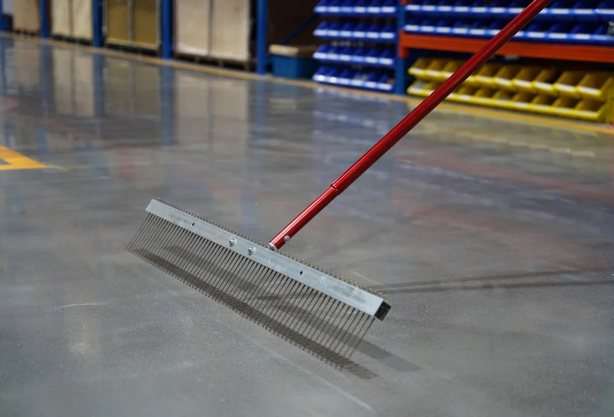 AMF TOOLS Concrete Finishing Tools Aluminum Flat Wire Comb Texture Broom Texturizadores Concreto