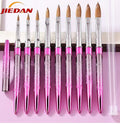 High Quality Kolinsky Hair Acrylic Nail Brush 100% Metal Nail Brush Gradient Acrylic Kolinsky Nail Brush