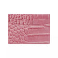Crocodile-Patterned Leather Card Holder Personalized Ultra Slim Designer Card Wallet Customization