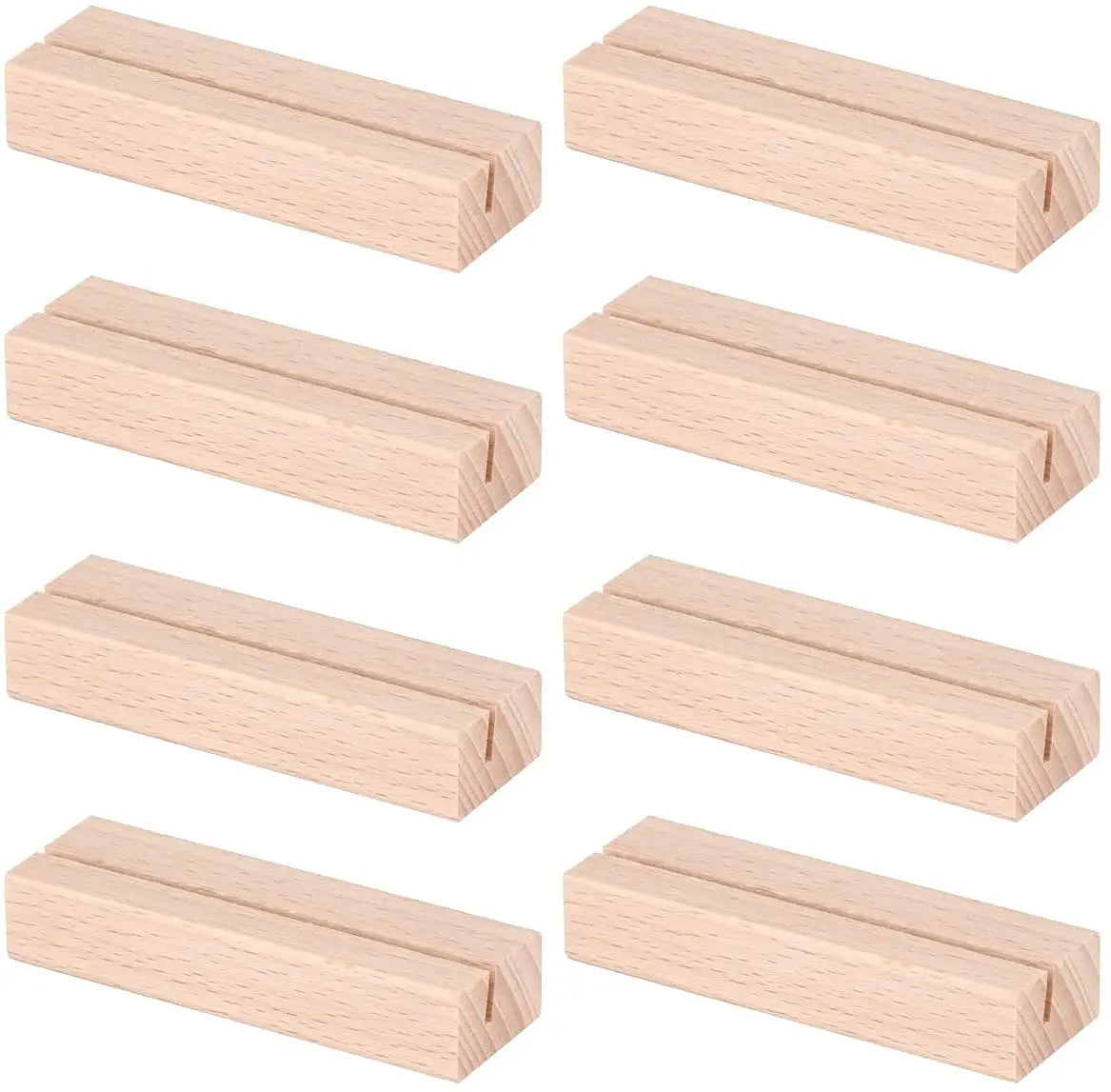 Tailai Wooden Place Card Holders Table Number Stands Photo Picture Card Holders Wedding Party Menu Table Decorations Home