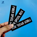 Nameplates High Tag Custom Waterproof Cut ABS Machine Sign Legend Color-Coded Traffolyte Engraved Maker  Electrical Panel Label