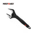 MAXPOWER Adjustable Wrench Black Oxide Finish Wide Opening Ultra-thin Adjustable Wrench
