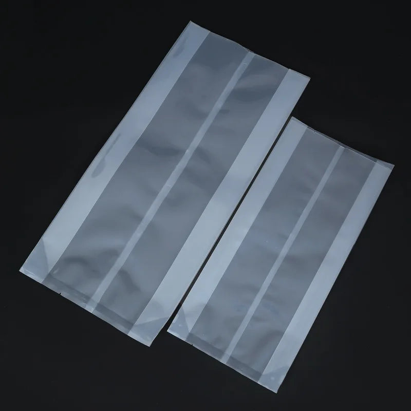 PLA Biodegradable Semi-Transparent 25/35u Thickness Vacuum Compostable Food Grade Bag with Customized Sizes 0-10 Colors Printing