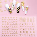 Beautysticker Hot Selling Nail Decoration Metallic Nail Decals Design for Sale