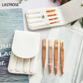 OEM Logo 4 Pieces Eyebrow Clip Set Makeup Tool Eyelash Tweezers Kit Eyebrow Clip Set