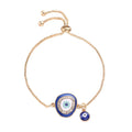 Fashion Personality Bling Diamond Evil Eye Bracelet Temperament Ethnic Style Jewelry New Bracelet Wholesale