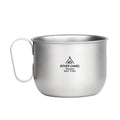 Travel Coffee Mug 500ml with Lid Portable Single-layer Drinkware Camping Water Cup Coffee Mug Camping Accessories