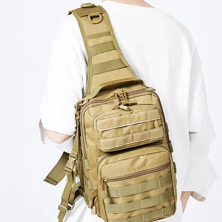 AYPPRO Single Shoulder Range Pack Molle EDC Chest Shoulder Bag Tactical Sling Crossbody Backpack
