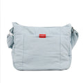 CHANGRONG Custom Green Soft Nylon Puffy Puffer Tote Bag Zipper Closure Shoulder Bag with Polyester Lining for Women