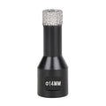 14mm 16mm 18mm 20mm M14 Hole Saw Dry Vacuum Brazed Diamond Core Drill Bits Tiling Tools