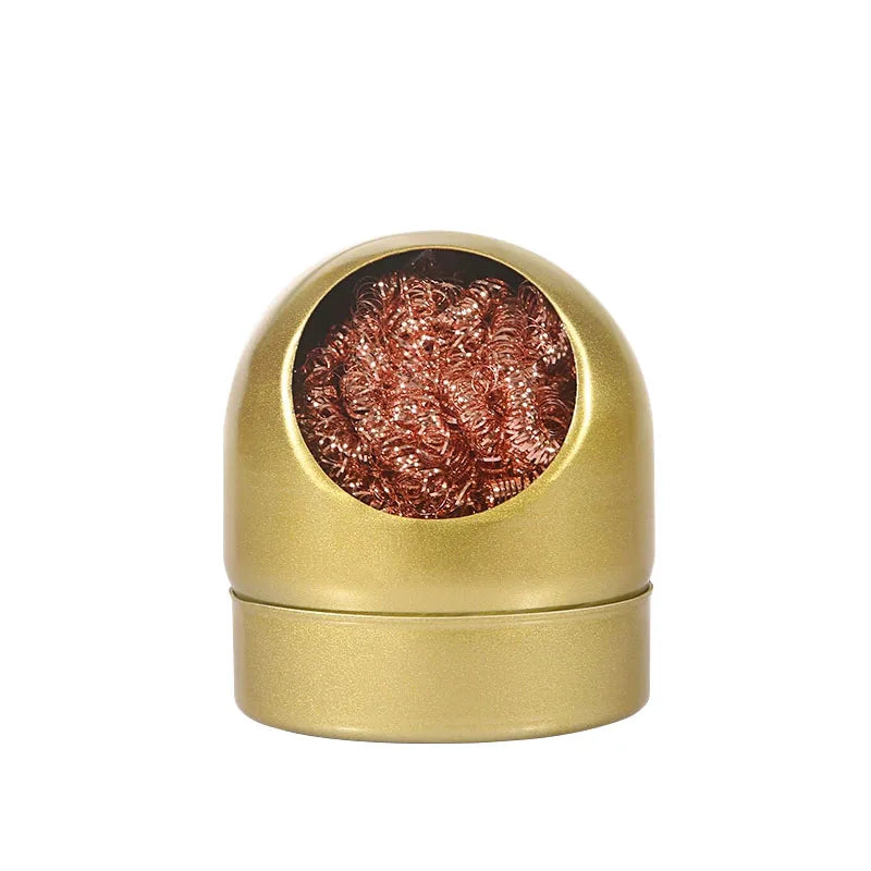 Solder Tip Cleaning Ball Solder Iron Mesh Filter Cleaning Nozzle Tip Copper Wire Cleaning Ball