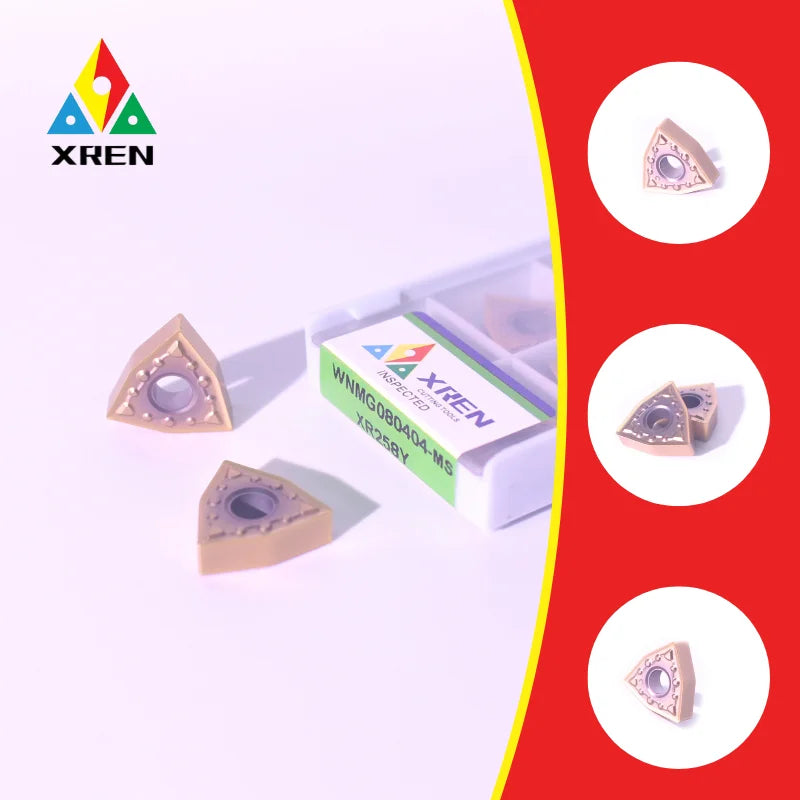 CNC Insert WNMG080408-MS Tungsten Carbide & Stainless Steel High-Temp Alloys Turning Inserts Customized OEM Support