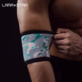 LS0525 Neoprene Elbow Sleeves Hot Selling Weightlifting Compression Support Powerlifting Elbow Protector with Printing Design